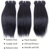 Großhandel Kurze Echthaar-Webart Knochenglatt Brasilianische Echthaar-Bündel Naturhaarfarbe Haarverlängerungen 100 Gramm Günstig