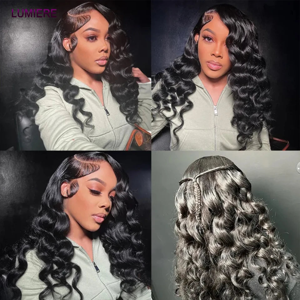 15A Loose Deep Wave Bundle With HD Closure 4X4 5x5 6x6 100% Virgin Brazilian Hair Weave Bundles 3/4 Bundle Deal  8-40" Wholeasle
