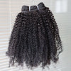 4C Weft Virgin Remy Human Hair Bundles 4C Smallest Tight Curly Weave Weft Mongolian Curly Hair Weaving for Black Women