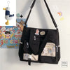 Nylon Waterproof Canvas Women Handbags Shoulder Bag Japanese Ladies Messenger Bag Student School Crossbody Bags for Girl Satchel