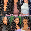 Loose Deep Wave 13x6 HD Lace Frontal Human Hair Wigs Brazilian Curly Wigs 13x4 Human Hair Lace Front Wig Preplucked Remy Hair