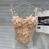 DEAT Fashion New Items Three-dimensional Flower Decoration Chest Pad Camisole For Women Fishbone Waist Sling Vest 11A04201