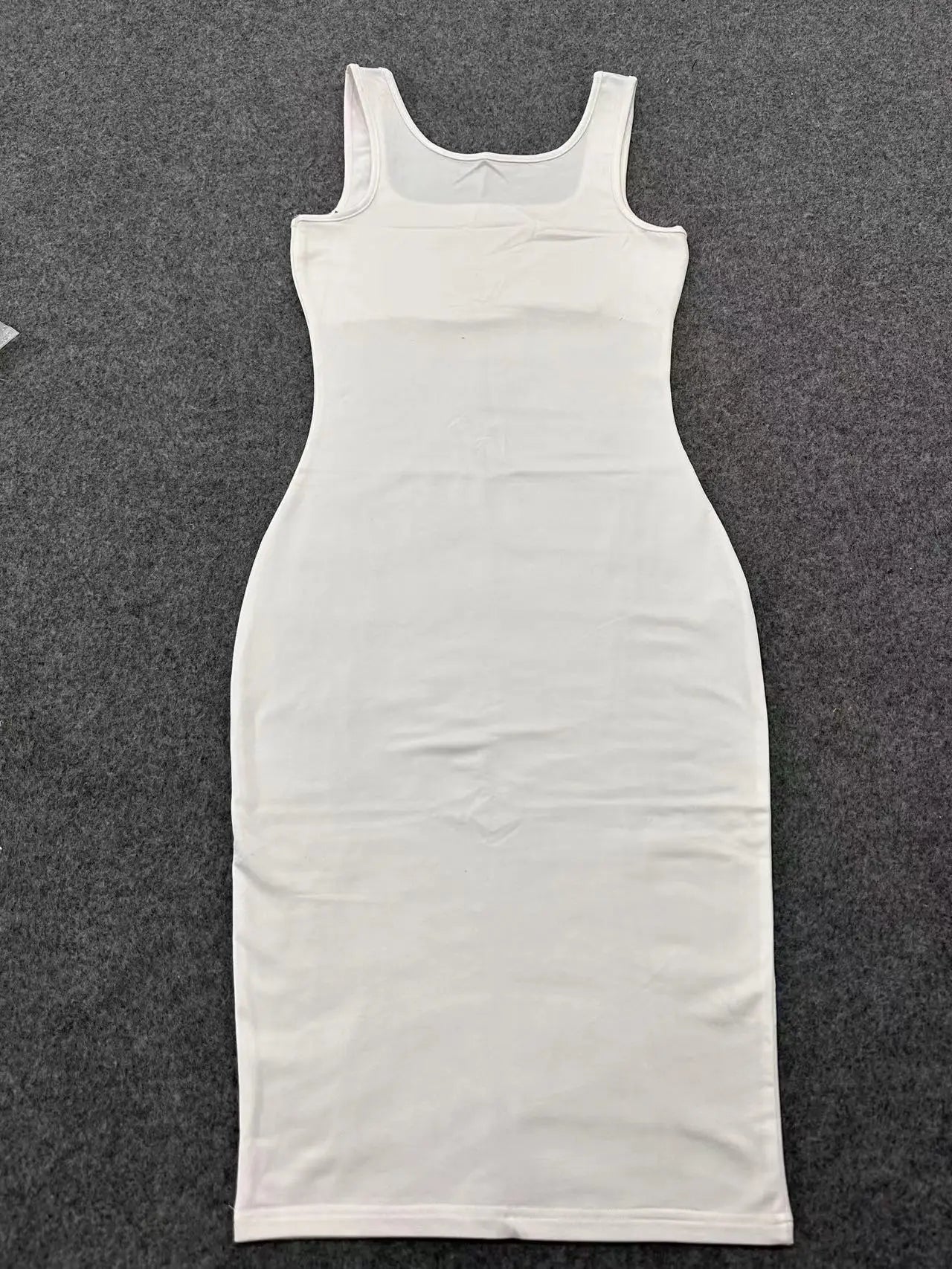 AliExpress Summer Sexy Tank Top Dress European and American Plus Size Women's Sleeveless Midi Dress