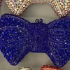 Newest Rhinestone Green/Black Clutch Purse Bow Luxury Diamond Women Red Evening Clutches Bags Wedding Bridal Bag Stones Handbags