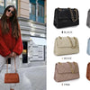 Mobile Phone Shoulder Bag Women's Quilted Handbag Crossbody Bags Vegan Leather Shoulder Bag with Card Slot Adjustable Removable