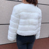 Women's Fashion faux fur coat super hot Autumn Winter women short Faux fox fur fluffy jacket high quality 7xl Ladies furry coats