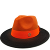 Low price wholesale Fedora hats men's and women's jazz hats red and white new tie dyed Fedora hats autumn classic hats sombrero