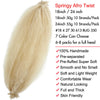 24 Zoll Kinky Afro Springy Braiding Crochet Hair 18 Zoll Marley Kinky Crochet Braids Hair Soft Afro Kinky Twist Crochet Braid Hair