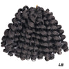 Synthetic Ombre Braiding Hair Jumpy Wand Curl Crochet Braids Hair Extension for Black Women Jamaican Bounce Curly Hair For Women