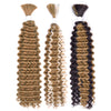 Synthetic Braiding Hair for Boho Braids 20Inch 90G Deep Wave Bulk High Quality Synthetic Protein Hair Extensions For Women
