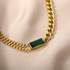 Double Layer Hollow Clavicle Chain Stainless Steel Necklace For Women Punk Hip-Hop Streetwear Jewelry Dropshipping
