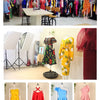 Elegantes Damen-Bürokleid, Rundhals, Rüschenkante, Langarm, Formelles Business, Farbblock, A-Linien-Berufskleidung, Neuer Stil