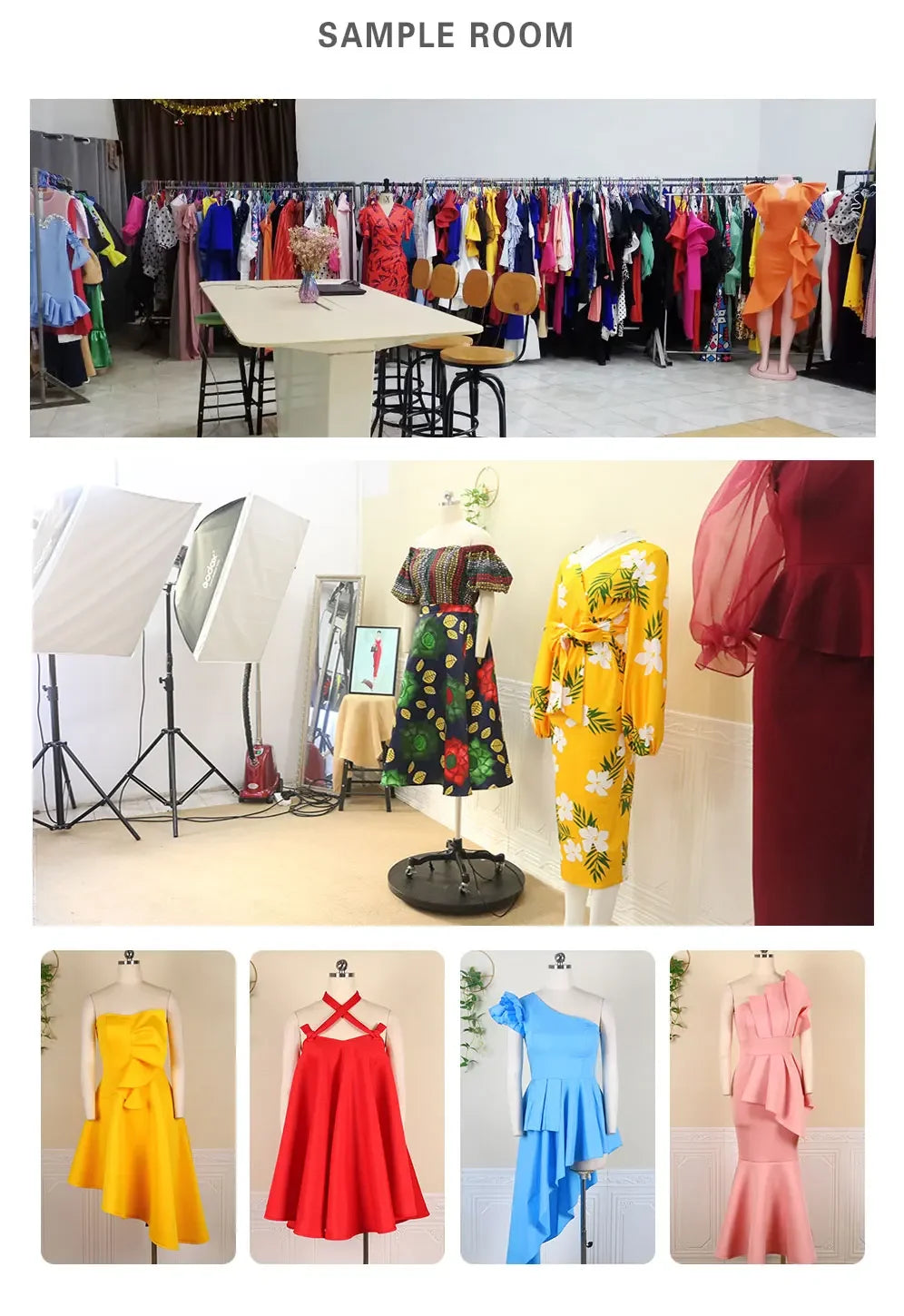 Elegantes Damen-Bürokleid, Rundhals, Rüschenkante, Langarm, Formelles Business, Farbblock, A-Linien-Berufskleidung, Neuer Stil