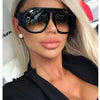 Fashion Model Ocean Gelb Quadratische Sonnenbrille Damen Luxusmarke Oversized Shades Perle Chic Sonnenbrille für Damen Herren Oculos