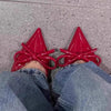 Summer High Heel Women Sandals Shoes Fashion Shallow Butterfly-knot Shoes Elegant Wedding Party Shoes
