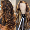 360 HD Lace Frontal Perücken 4/27 Highlight Perücke Body Wave 13×6 13X4 Lace Front Perücken für Frauen Echthaar Loose Wave Virgin Brazilian