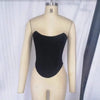 Giyu Sexy Camis Bandage Lace Up Corset Crop Tops Women 2025 Summer Elegant White Camisole Off Shoulder Backless Blusas Femme