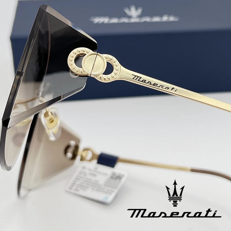 MASERATI Luxury Sunglasses Nylon Sunglasses UV400 Sunglasses for Driving Cycling Beach Outdoor for Men Women Trendy Design