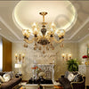 Kronleuchter Wohnzimmer Groß Luxus Kristall Lampe Esszimmer Schlafzimmer Dekoration Französischer Retro Kronleuchter Beleuchtung
