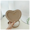 Fashion Heart Shape Crossbody Bags For Women New Solid Pu Leather Shoulder Bag Casual Ladies Handbags Designer Women Bags сумка