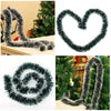 Weihnachten Grüne Zuckerrohr Bänder Girlande DIY Weihnachtsbaumschmuck Grüne Zuckerrohr Bänder Kranz Hängender Anhänger Haus Party Dekoration