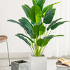 1pc Artificial Plants Large Tropical Palm Tree Fake Banana Plants Leaves Real Touch Plastic Monstera Plant For Home Garden Decor