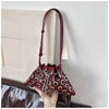 Portable Metal Stud Rivet Shoulder Bag Spicy Girl Chain Y2k Underarm Bag Punk Style Handbag Drawstring Crossbody Bag Daily