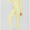 SWELTERING 2/3PCS Seamless Yoga Set Gym Clothes Sportswear Fitness Suits Women Workout Bra Crop Top Long Sleeve Sports Suits