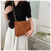 Ladies Fashion Large Capacity Chain Bag Retro Square Tote Bag Diamond Texture Shoulder Crossbody Daily Hundred Underarm Handbag