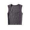 Deep Square Collar Vests 2025 Summer New Fashion Sexy Women's Crop Tops Sling Vest Camis
