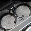 2 Stück Auto-Anti-Rutsch-Wassertassenuntersetzer Diamant Auto Untersetzer Wassertassen-Einsatzuntersetzer Pads Universelle Auto-Getränkehalter Innenzubehör