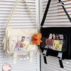 Y2K Waterproof Canvas School Bags Messenger Bag Women Handbags Student Shoulder Bag Fashion Large Capacity Crossbody Bag Itabag