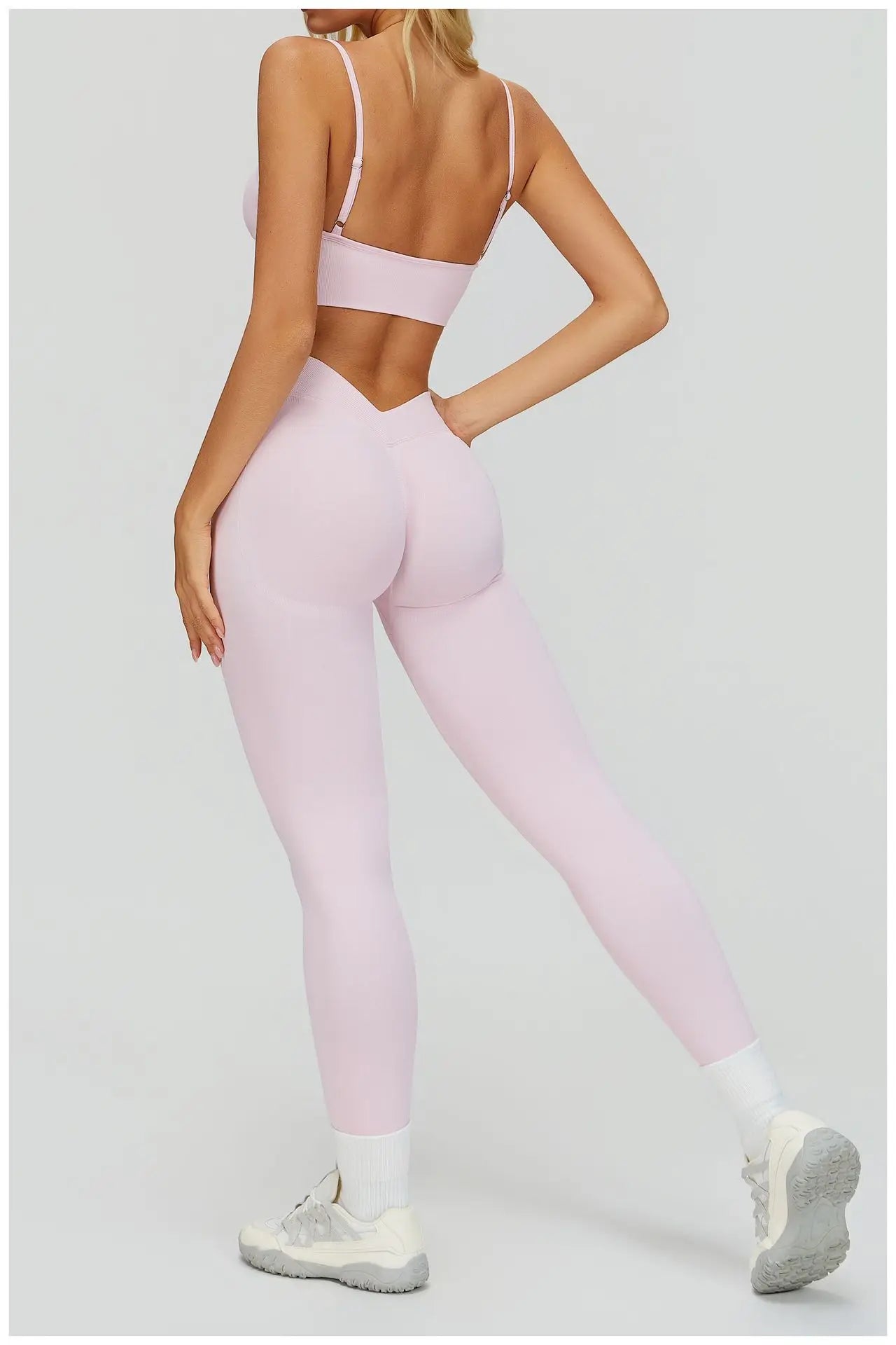 SWELTERING 2/3PCS Seamless Yoga Set Gym Clothes Sportswear Fitness Suits Women Workout Bra Crop Top Long Sleeve Sports Suits