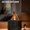 KINSCOTER Simulated Flame Aroma Diffuser Bonfire Air Humidifier Ultrasonic Cool Mist Maker Fogger LED Essential Oil Lamp Difusor