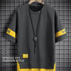 Hip Hop Loose Mens Streetwear T-shirts Casual Classic 2024 Summer Short Sleeves Black White Tshirt Tees Plus Oversize 5XL 6XL