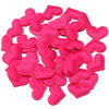 50/100Pcs Padded Fabric Throwing Petals Love Heart Table Table Bed Heart Petals Wedding Valentine Decoration