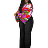 Wmstar Plus Size Two Piece Sets Wholesale Long Sleeve Print Top and Wide Leg Pants Matching Suit Fall Clothing Dropshopping