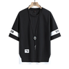 Hip Hop Loose Mens Streetwear T-shirts Casual Classic 2024 Summer Short Sleeves Black White Tshirt Tees Plus Oversize 5XL 6XL