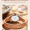 OLEVS Original Diamond Watch for Women Fashion Elegant Stainless Steel Waterproof Quartz Wristwatch Luxury Ladies Dress Watches