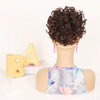 Synthetic Afro Puff Drawstring Ponytail Hair Bun 10 Inch Short Afro Kinkys Curly Afro Bun Extension Hairpieces Large Size
