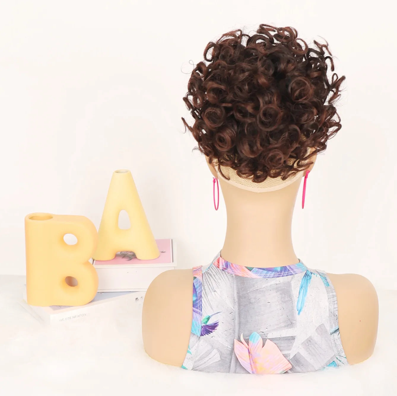 Synthetic Afro Puff Drawstring Ponytail Hair Bun 10 Inch Short Afro Kinkys Curly Afro Bun Extension Hairpieces Large Size
