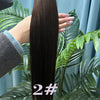 50Pcs Nano Ring Human Hair Extensions Straight Remy Micro Beads Ring Hair Extension 0.5g/0.8g/1g/Strand 12-26Inch Natural Color