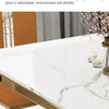 Einzigartige Luxus-Esstischstühle mit modernen Metallbeinen, rechteckiger Esstisch im platzsparenden nordischen Design, Mesa De Comedor Möbel