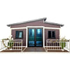 Vorgefertigtes mobiles Tiny House mit leichtem Stahldach, 2, 3, 4, 5 Schlafzimmern, 20 Fuß, 40 Fuß, faltbares, erweiterbares Containerhaus mit Terrasse