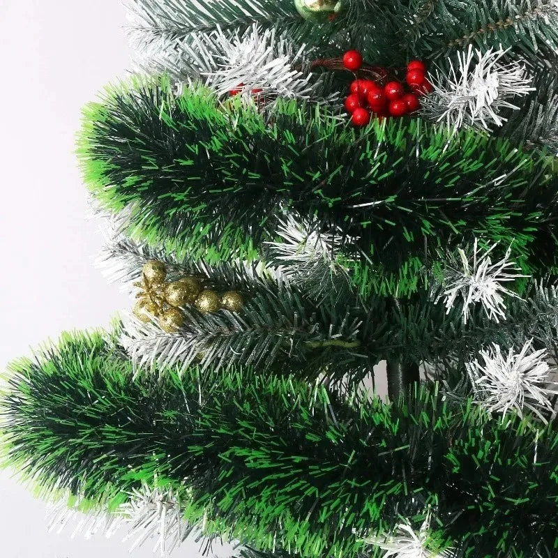 Weihnachten Grüne Zuckerrohr Bänder Girlande DIY Weihnachtsbaumschmuck Grüne Zuckerrohr Bänder Kranz Hängender Anhänger Haus Party Dekoration