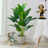 88cm 24Leaves Large Tropical Palm Tree Fake Banana Plants Leaves Real Touch Strelizia Plastic Monstera Plant for Home Garden