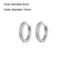 CRMYA Gold Silber gefüllt 16mm 14mm 12mm Blumen baumelnde Ohrringe Zirkonia Creolen für Damen Mädchen Schmuck Großhandel