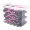30pcs/Box Barber Hair Clips Hairdressing Clamps Claw Hair Sectioning BlackPink Clip For Salon Hairstyling Hairdresser Tool