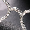 Simple Round Rhinestone Sunglasses Frames No Lenses Rave Accessories Fashion Designer Hollow Alloy Face Jewelry Frames for Women