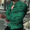 Men's Shirt Fashion Casual White Black Casual Sports English Letters Soft Comfortable Lapel Spring Summer 2023 New Hot Sale XL